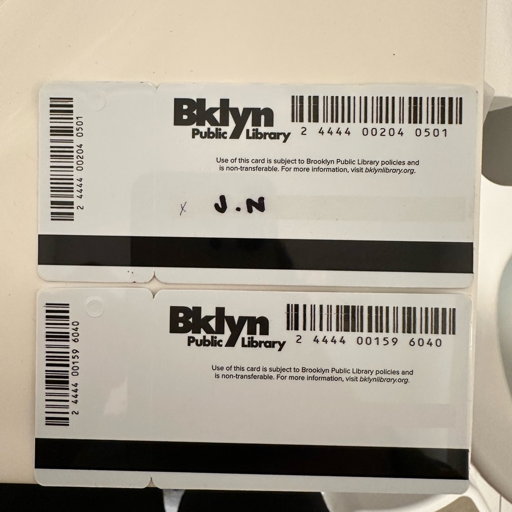 Bklyn Public Library Card Set - Rare Jay Z - Picture 2 of 2